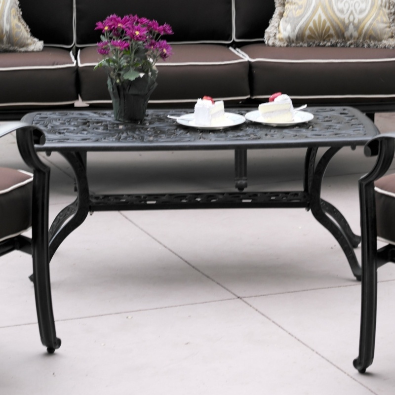 Cartee 21" x 42'' Rectangular Coffee Table