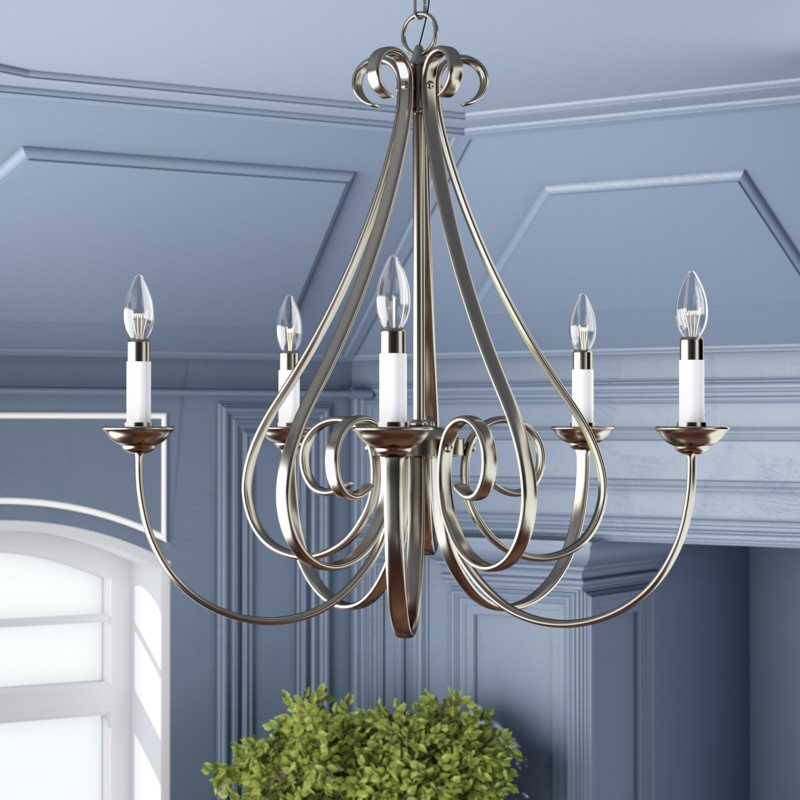Cayman 5 - Light Dimmable Empire Chandelier