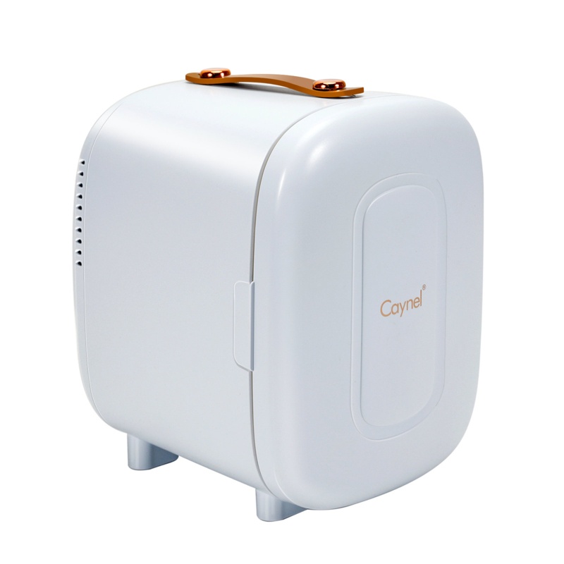 Caynel 5L Portable Retro Mini Fridge 6-can Mini Refrigerator