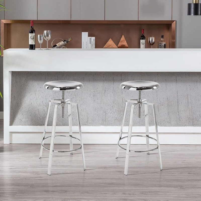 Cecely Swivel Adjustable Height Stool