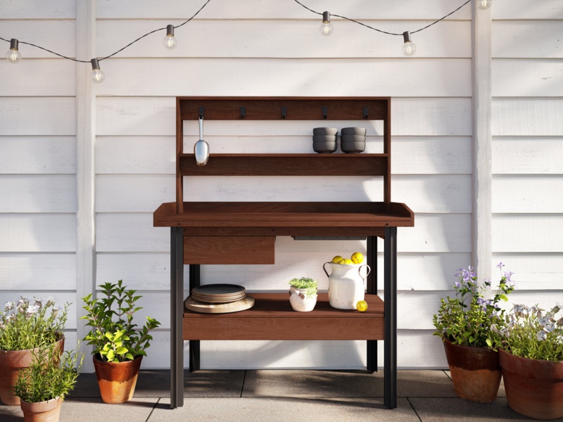 Cedar Potting Bench