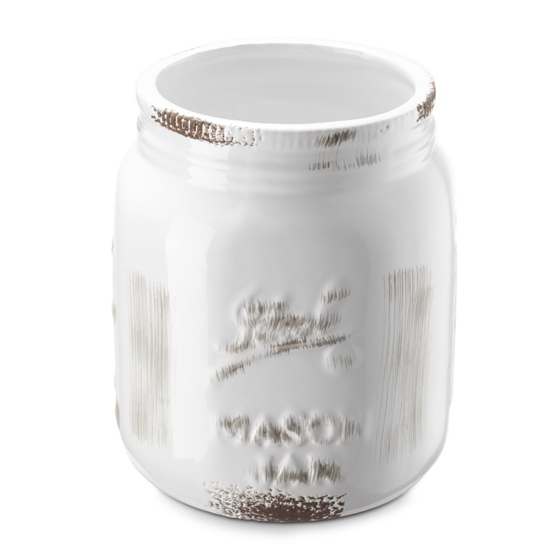 Ceramic / Porcelain Round Utensil Crock