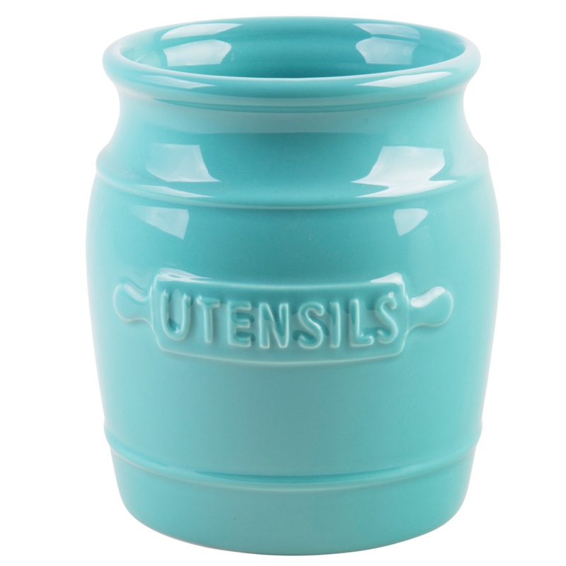 Ceramic / Porcelain Round Utensil Crock
