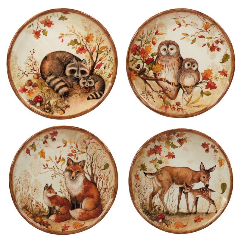 Certified International Pine Forest 16Pc Dinnerware Set