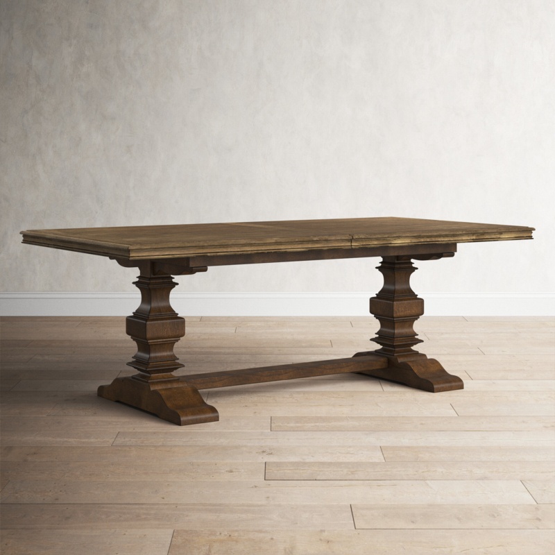 Charlotte Extendable Solid Wood Dining Table