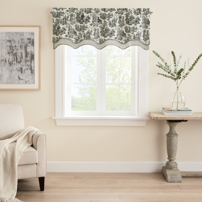 Charmed Life Wave 52" Window Valance