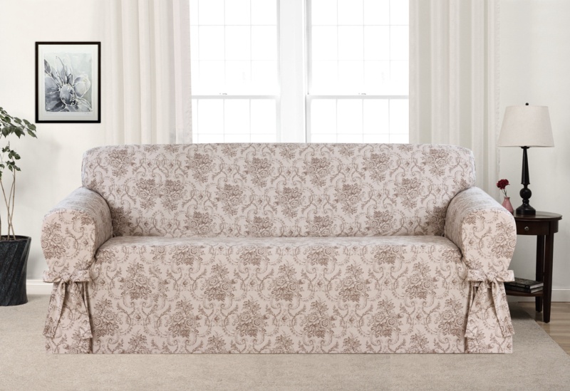 Chateau Box Cushion Sofa Slipcover