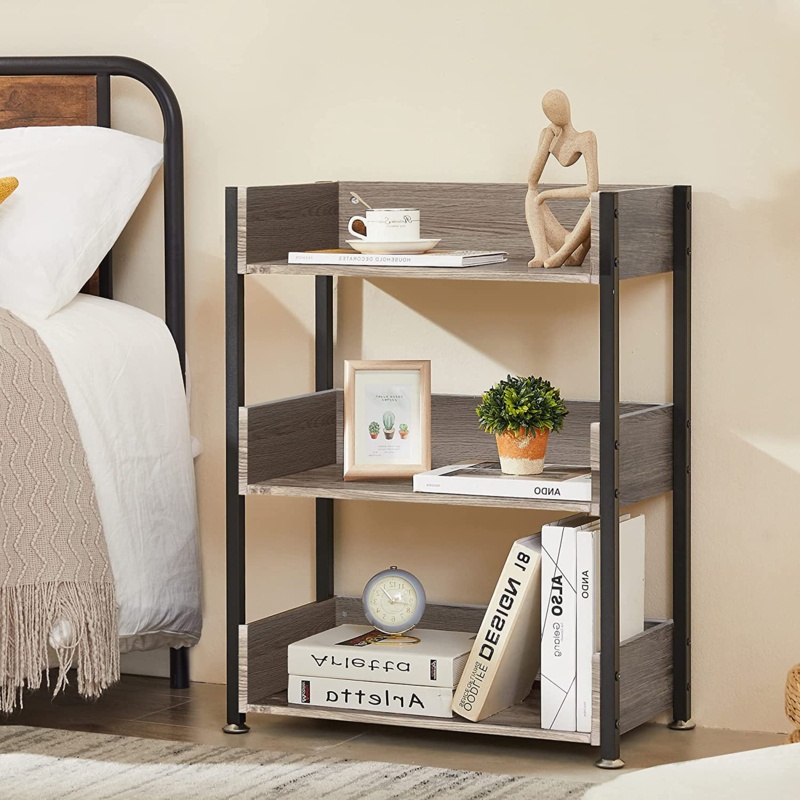 Chrystin 30" H x 23" W Iron Etagere Bookcase