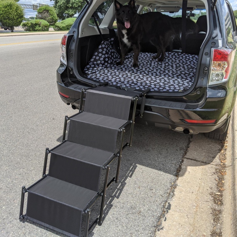 Chulmleigh Folding Portable Dog Stairs Pet Ladder
