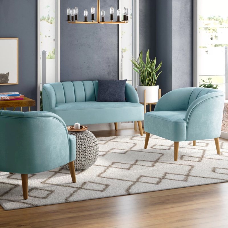 Chunni 3 - Piece Living Room Set