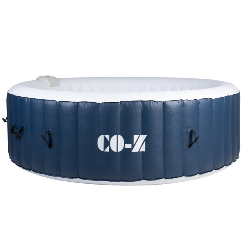 CO-Z 110 Volt 6 - Person 130 - Jet Round Inflatable Hot Tub