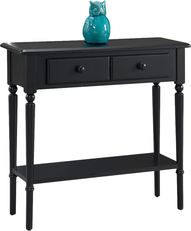 Coastal Solid + Manufactured Wood Narrow Sofa Table