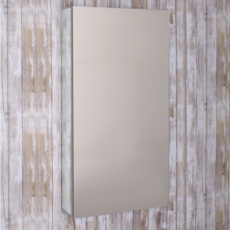 Comfrey 20" x 40" Recessed or Surface MountFrameless Medicine Cabinet with 3 Adjustable Shelves