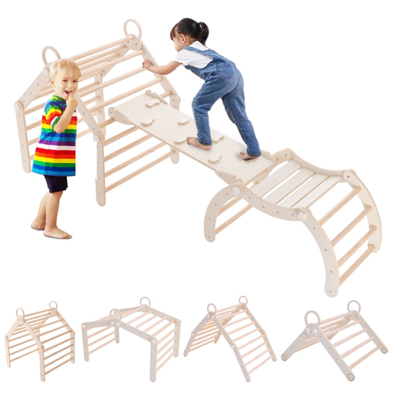 Conpsxc 98'' W Indoor and Outdoor Wood Climber