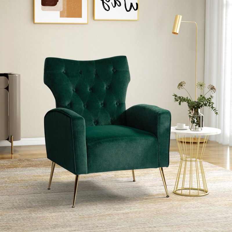 Consolata Upholstered Wingback Chair