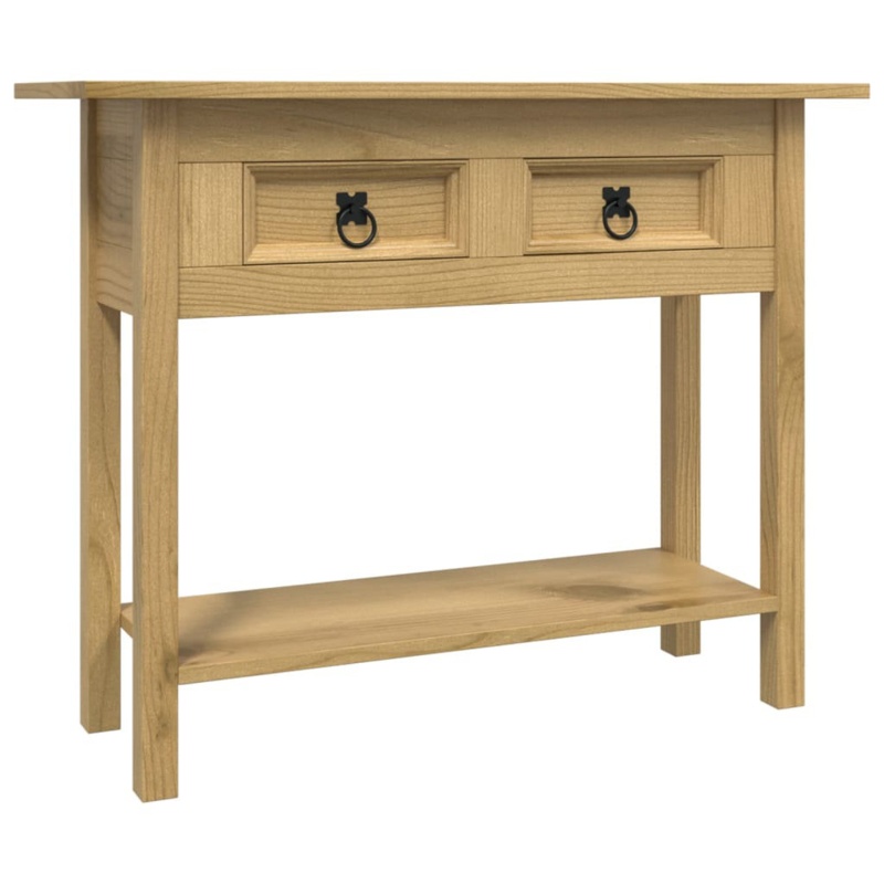 Console Table Mexican Pine Corona Range 36.6"x13.6"x28.7"