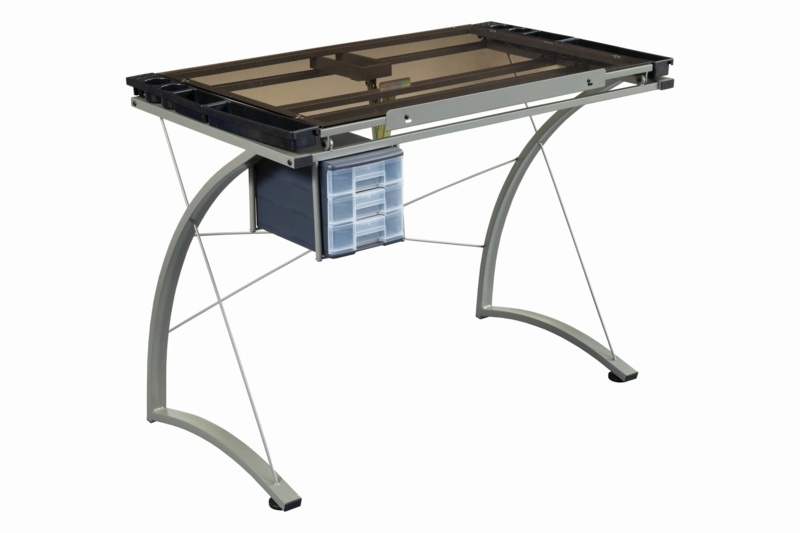 Coridan Glass Drafting Table