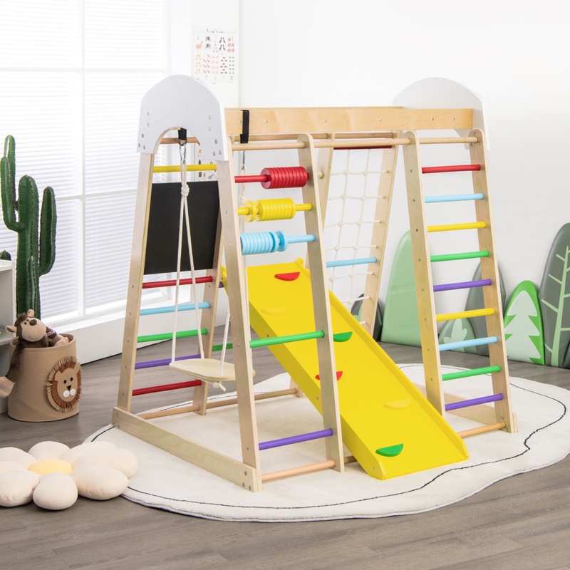 Costway 49'' W Indoor Wood Climber