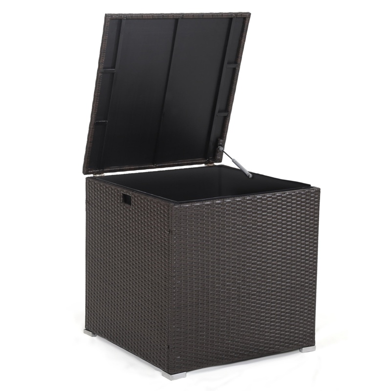Costway 72 Gallons Deck Box in Brown