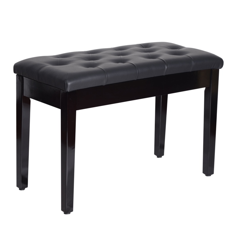 Criss Faux Leather Upholstered Storage Bench
