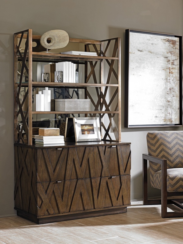 Cross Effect Standard Bookcase