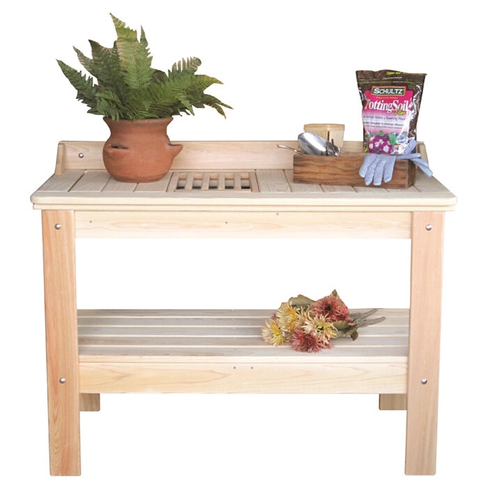Cypress Potting Bench