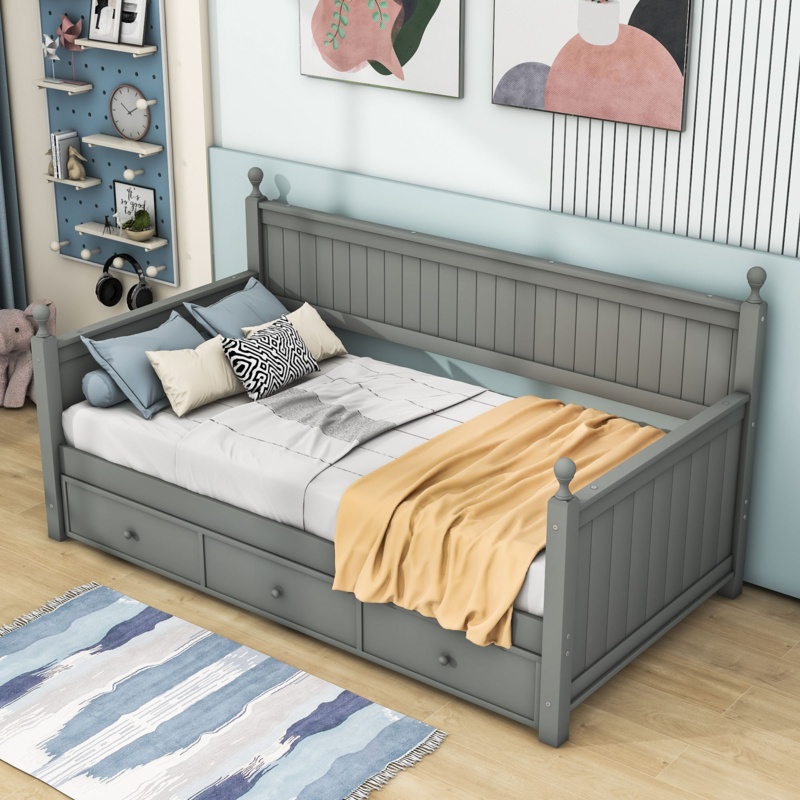 Dalen Twin Size Daybed with 3 Drawers