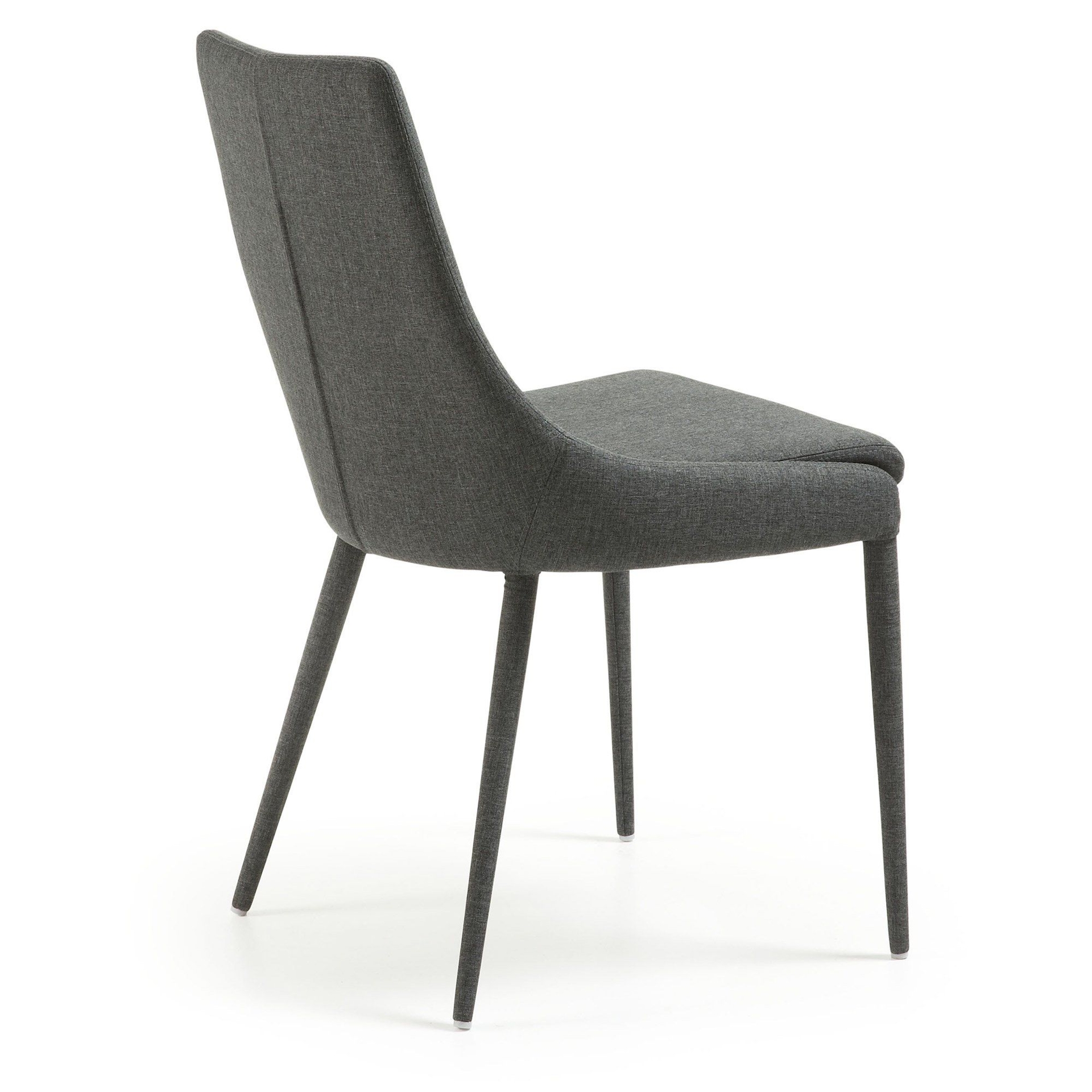 Dant Fabric Dining Chair - Dark Grey