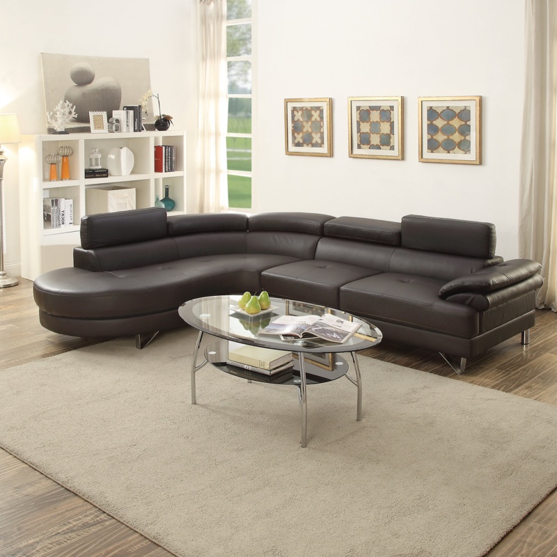 Dederang 2 - Piece Faux Leather Sectional
