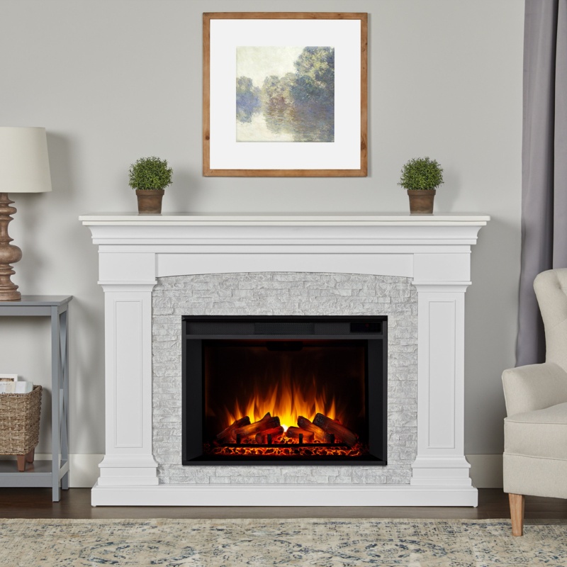 Deland 63" Grand Electric Fireplace by Real Flame