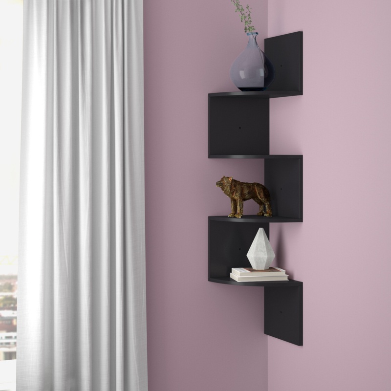 Deloach 4 Piece Corner Shelf
