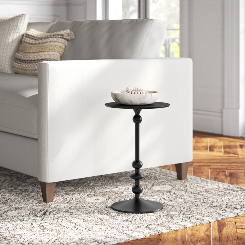 Derrell Pedestal End Table