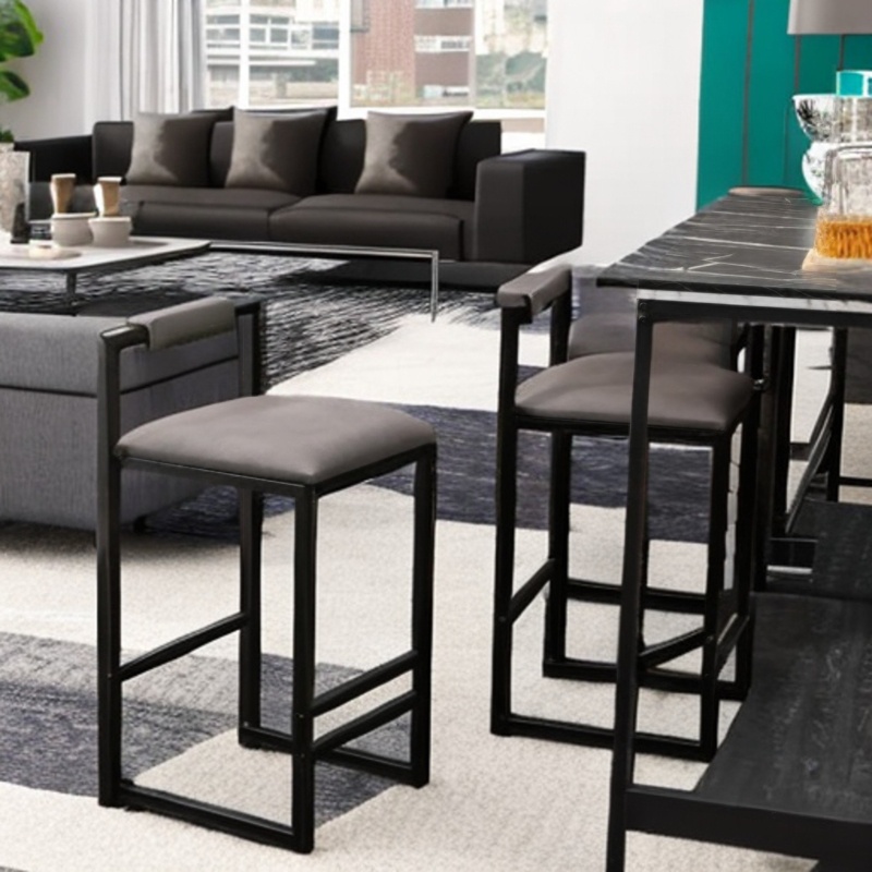 Destyne PU Counter Stool Set of 2