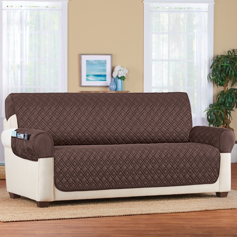 Diamond Texture Stretch Storage Box Cushion Sofa Slipcover