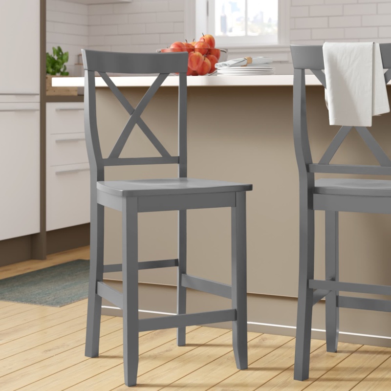 Diamondback Solid Wood 24'' Counter Stool