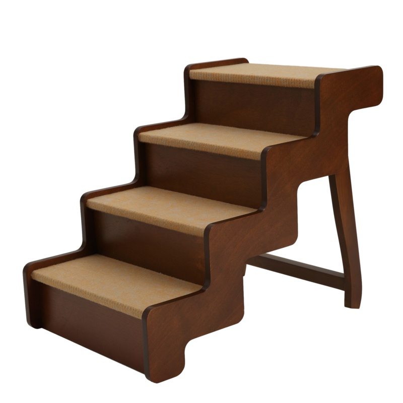 Dianaliz Foldable 4 Steps Pet Stairs