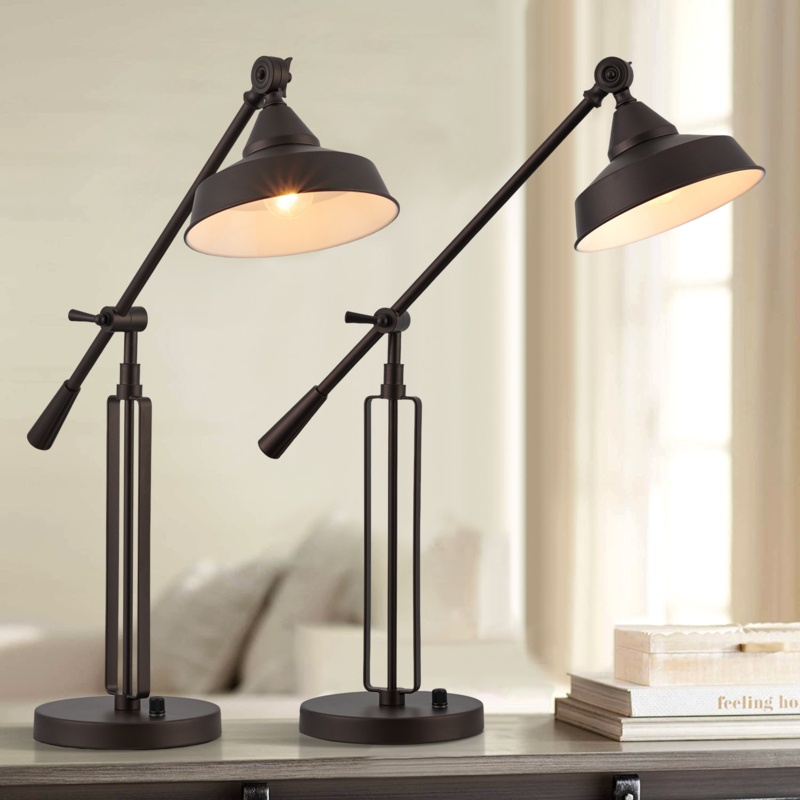 Dimmable Metal Desk Lamp
