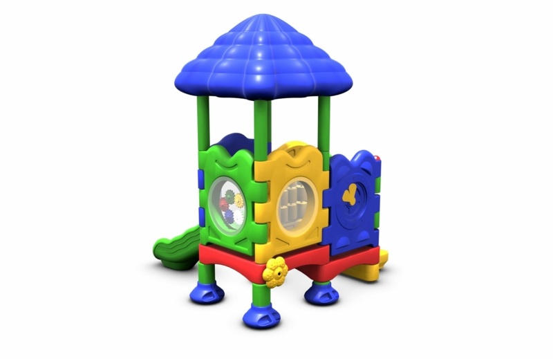 Discovery Center Ground Mount Plastic Playground