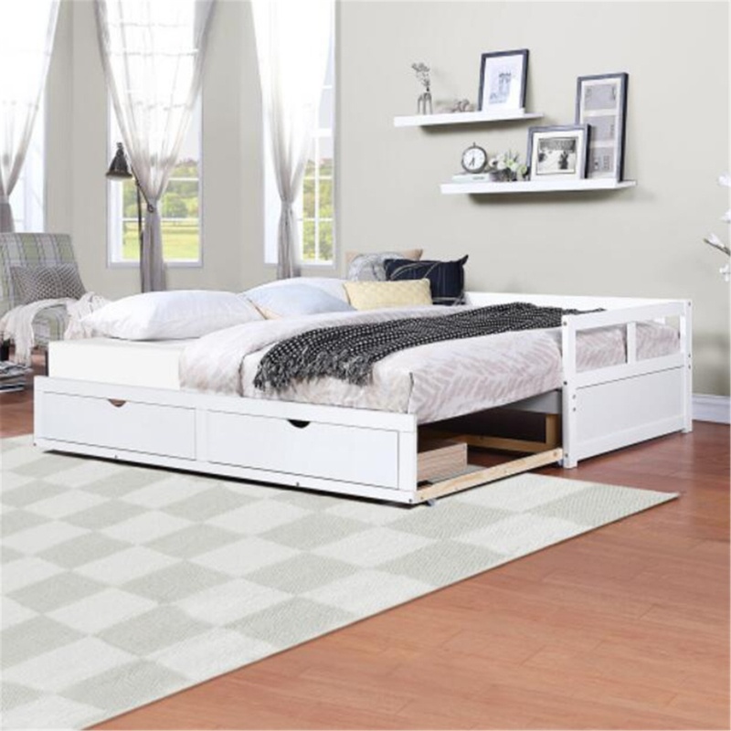 Divina Twin Solid Wood Daybed with Trundle