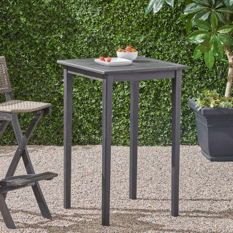 Dominique Acacia Outdoor Bar Table