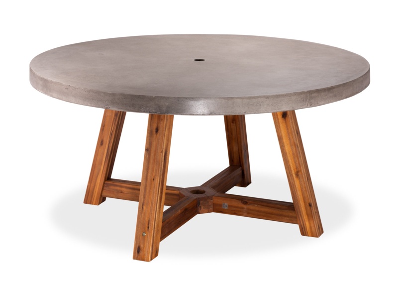 Doyers Cement Outdoor Dining Table