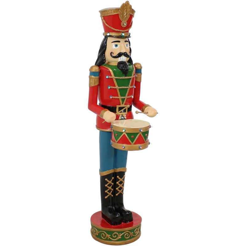 Drummer Nutcracker Indoor Statue