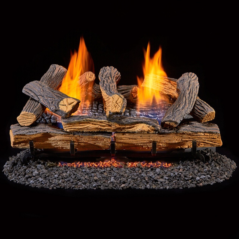 Dual Fuel 30'' W Ventless Fireplace Logs