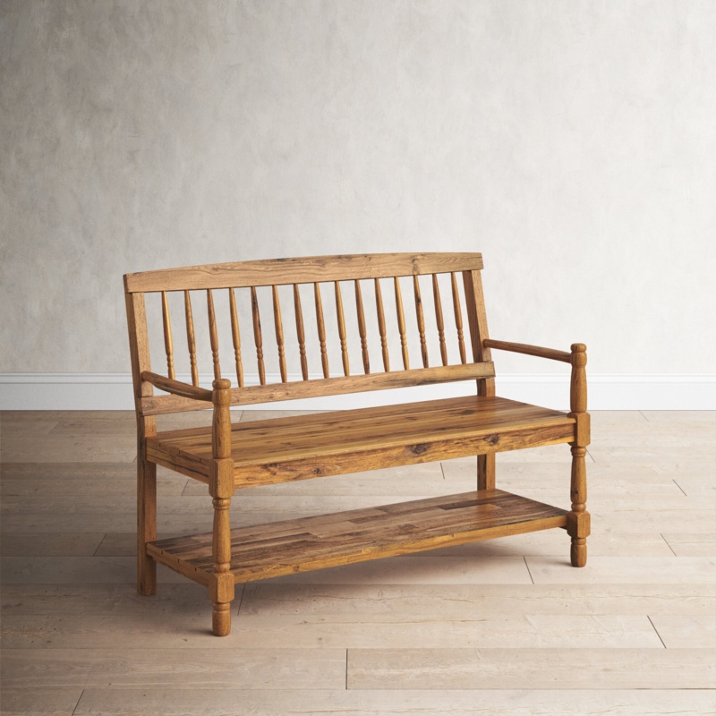 Dwayne Solid Wood Storage Bench