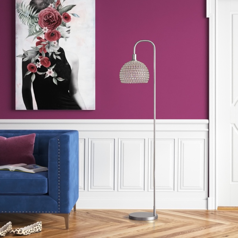 Edison 61.75'' Arched/Arc Floor Lamp