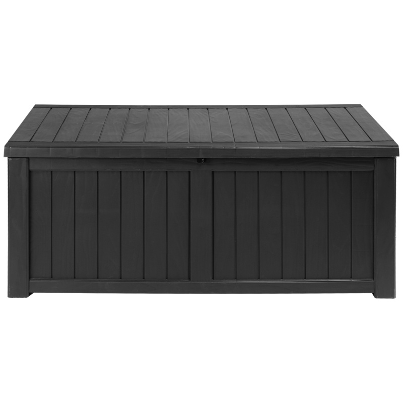 Edrosie Inc 121 Gallons Water Resistant Resin Lockable Deck Box