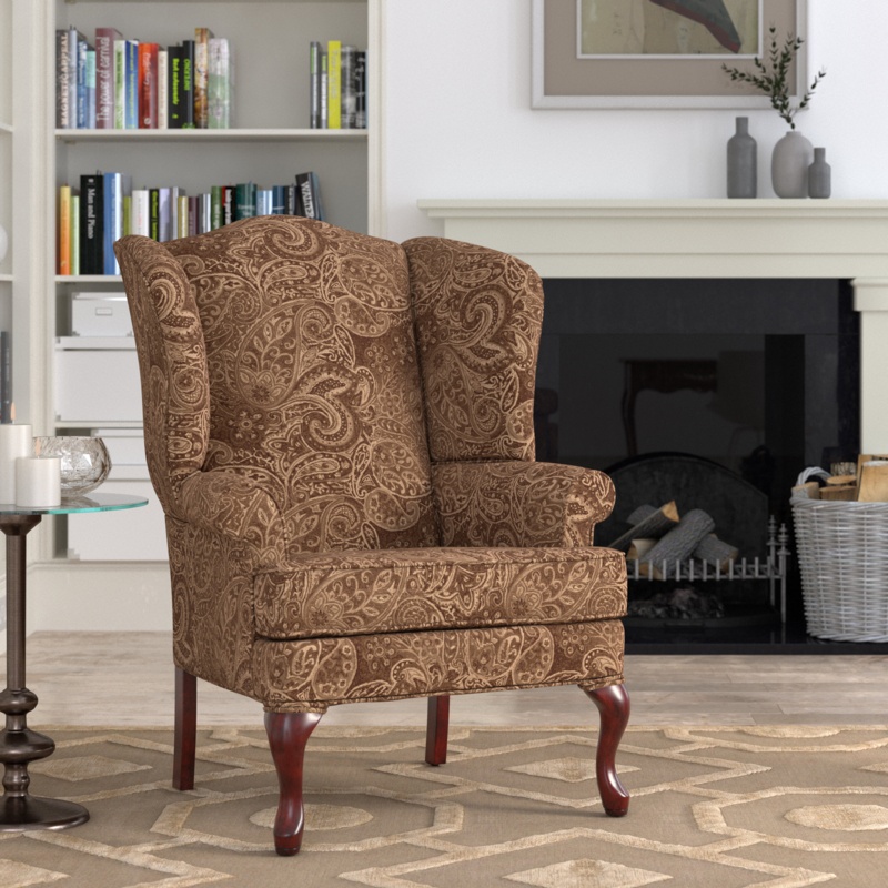 Edson Upholstered Wingback Chair
