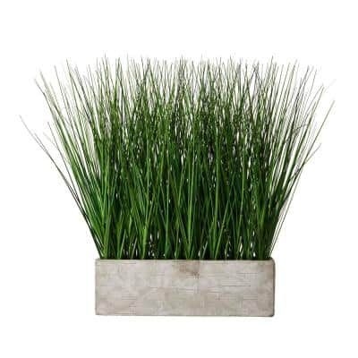 Elements 18 in. Artificial Grass Plant