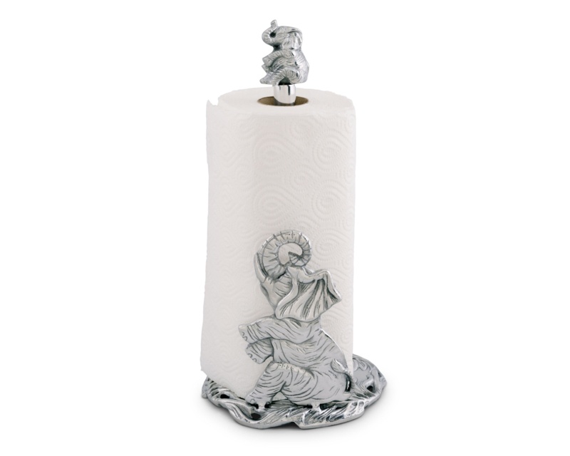 Elephant Metal Paper Towel Holder