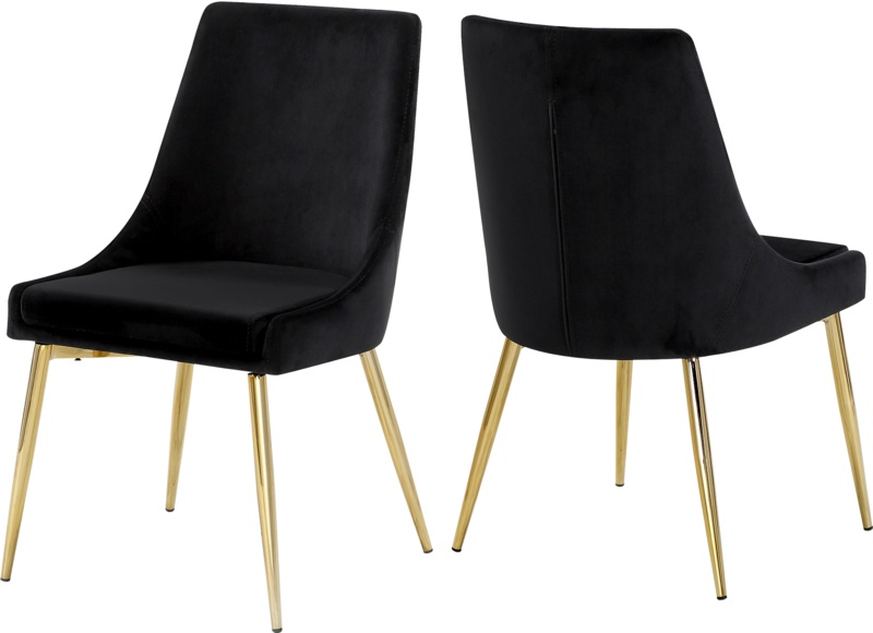 Ellenberger Velvet Upholstered Dining Chair
